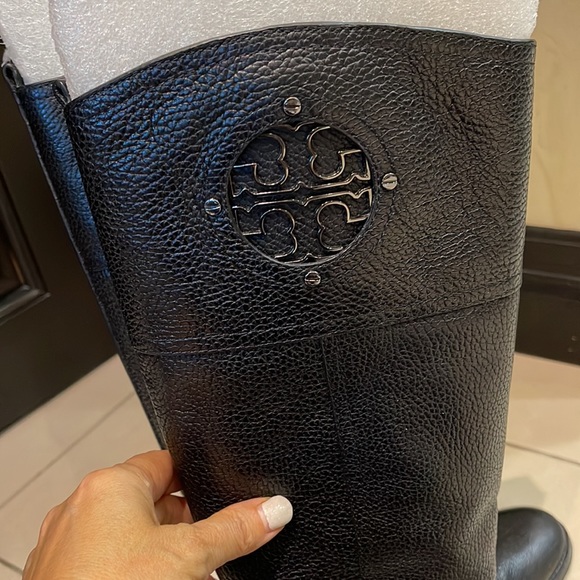 Like New Tory Burch black riding boots - Picture 5 of 7